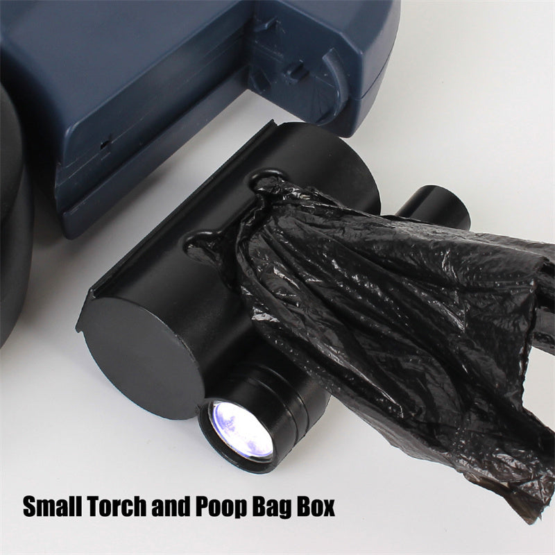 Dual Retractable Dog Leash – Reflective No-Tangle 360° Swivel Lead with Lights