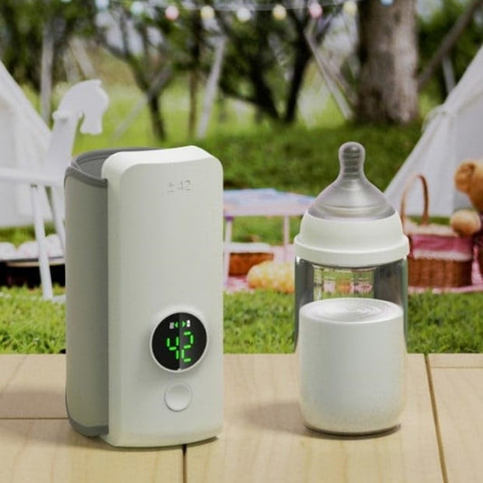 Portable Baby Bottle Warmer – Wireless USB Milk Heater with Insulated Sleeve