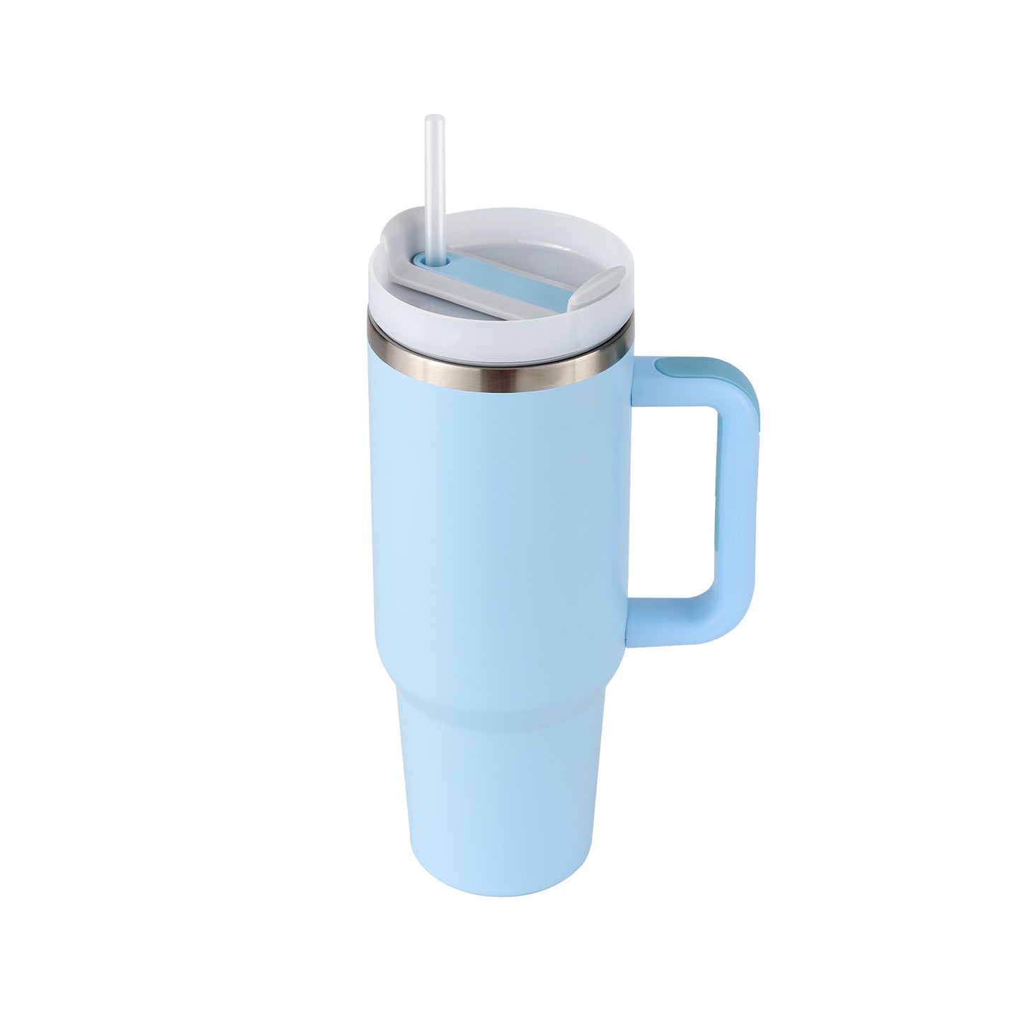 Tumbler with Handle and Straw – 40 oz Stainless Steel Insulated Travel Mug