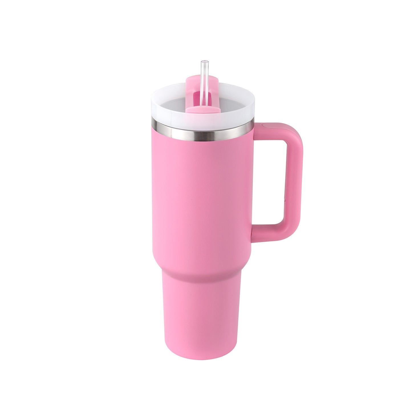 Tumbler with Handle and Straw – 40 oz Stainless Steel Insulated Travel Mug