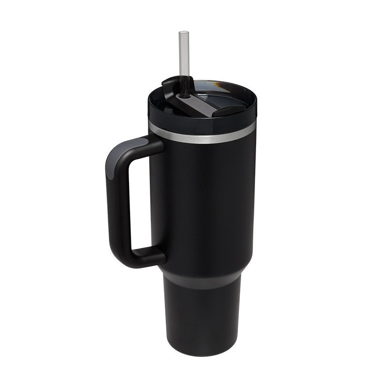 Tumbler with Handle and Straw – 40 oz Stainless Steel Insulated Travel Mug