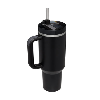 Tumbler with Handle and Straw – 40 oz Stainless Steel Insulated Travel Mug